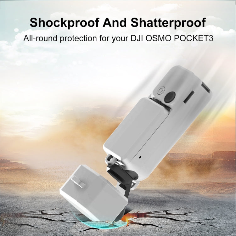 For DJI OSMO Pocket 3 PULUZ  3 in 1 Silicone Cover Case Set, Silicone Case White, Silicone Case Black, Silicone Case Red