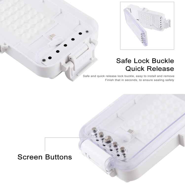 PULUZ 45m/147ft Waterproof Diving Case Photo Video Taking Underwater Housing Cover for iPhone 17 Pro / 17 / Air / 16 / 16 Pro / 15 / 15 Pro, Galaxy, Huawei, Xiaomi, Google Android OTG Smartphones with Type-C Port