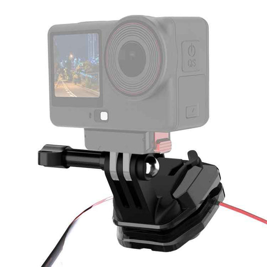 PULUZ Motorcycle Windshield Action Camera Mount Clip for GoPro Hero12 Black / DJI Osmo Action 4 / Insta360 X4 / Ace Pro and Other Action Cameras, Windshield Clip I