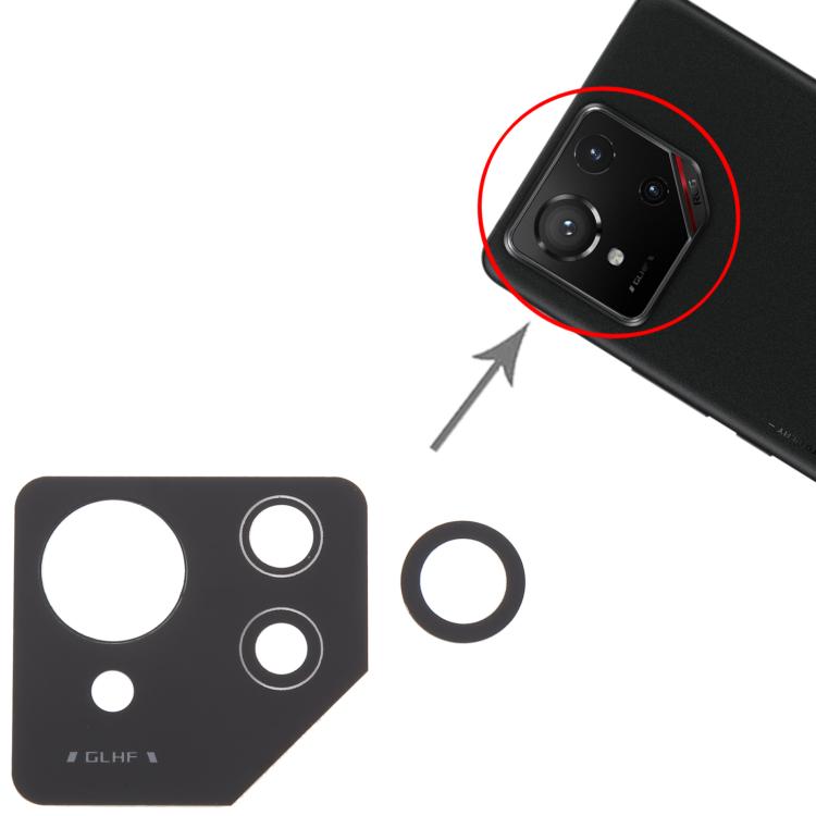 For Asus ROG Phone 9 Pro 5G Back Camera Lens, For Asus ROG Phone 9 Pro 5G