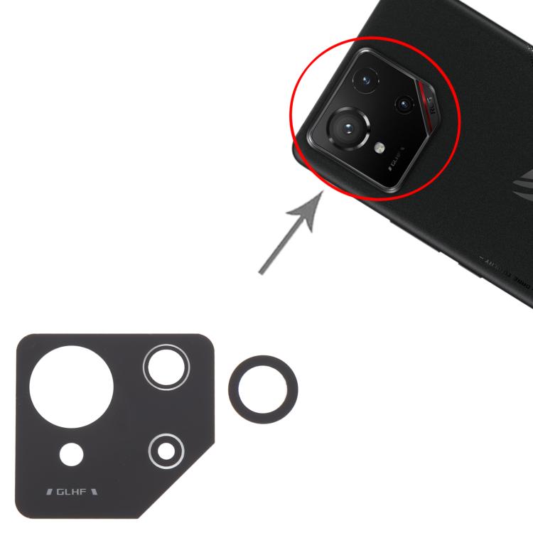 For Asus ROG Phone 9 5G Back Camera Lens, For Asus ROG Phone 9 5G