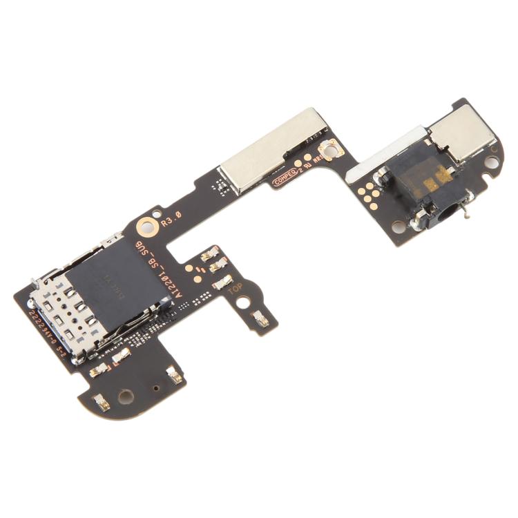 For Asus ROG Phone 6 / 6 Pro Qualcomm Version SIM Card Reader Board with Audio Jack, For Asus ROG Phone 6 / 6 Pro Qualcomm Version