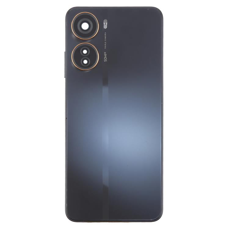 For ZTE Axon 40 Lite Plastic Battery Back Cover with Middle Frame / Camera Lens Cover, For ZTE Axon 40 Lite