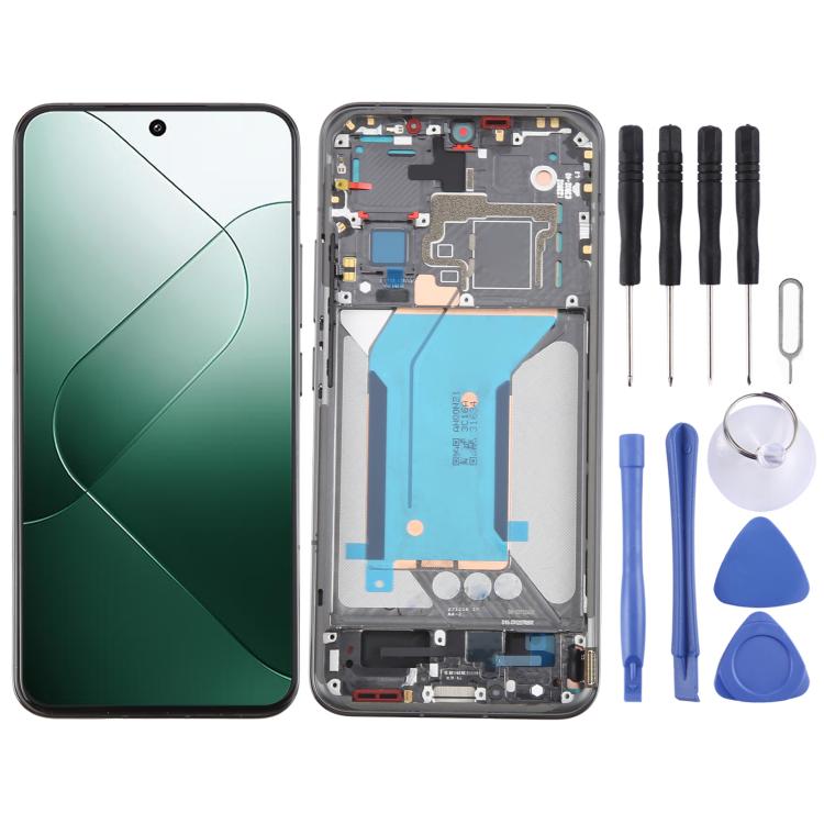 Pantalla LCD AMOLED original para Xiaomi 14, digitalizador completo con marco (original)