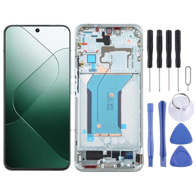 Pantalla LCD AMOLED original para Xiaomi 14, digitalizador completo con marco (original)