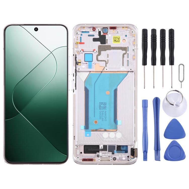 Écran LCD AMOLED d'origine pour Xiaomi 14, assemblage complet avec châssis, pour Xiaomi 14 (Original)