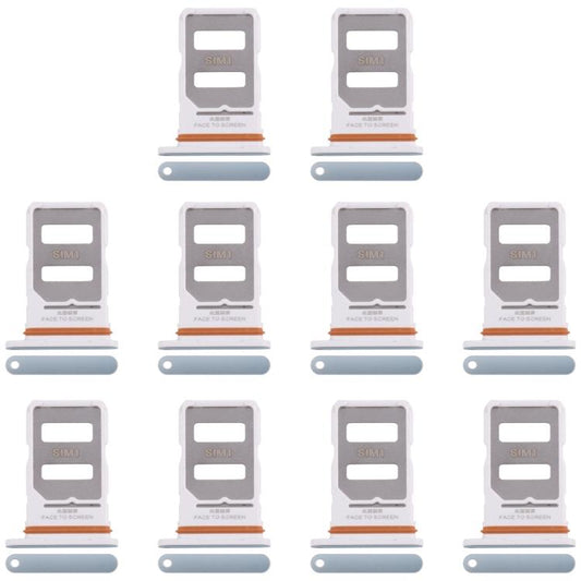 For Xiaomi 14T Pro+ 5G 10pcs Original SIM Card Tray + SIM Card Tray, For Xiaomi Redmi Note 14 Pro+ 5G(Original)