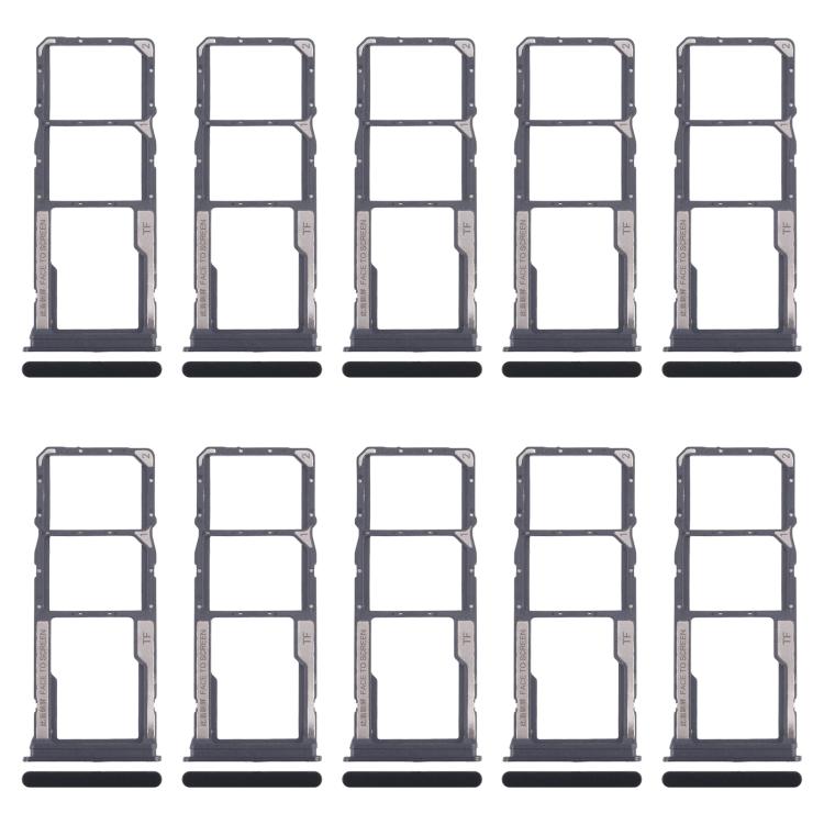 For Xiaomi Redmi 14R 5G 10pcs Original SIM Card Tray + SIM Card Tray + Micro SD Card Tray, For Xiaomi Redmi 14R 5G(Original)