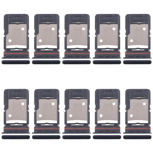 For Tecno Camon 18P 10pcs Original SIM Card Tray + SIM Card Tray + Micro SD Card Tray, For Tecno Camon 18 P(10pcs)
