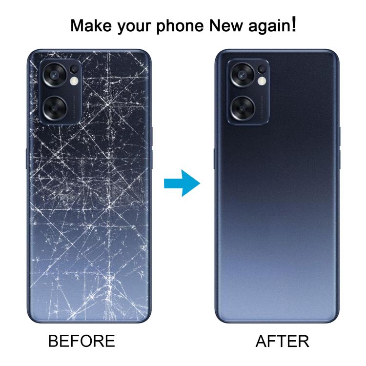 For OPPO Reno7 5G CPH2371 Battery Back Cover with Middle Frame, For OPPO Reno7 5G