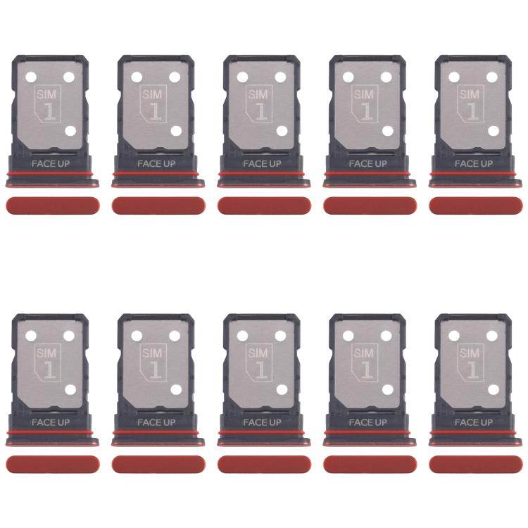 For Motorola Edge 50 Neo 10pcs Original SIM Card Tray + SIM Card Tray, For Motorola Edge 50 Neo