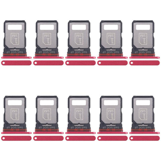 For Motorola Edge 30 Fusion XT2243-1 10pcs Original SIM Card Tray + SIM Card Tray, For Motorola Edge 30 Fusion