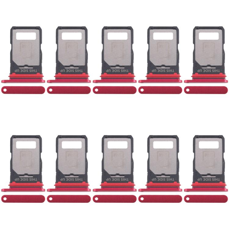 For Motorola Edge 40 XT2303-2 10pcs Original SIM Card Tray + SIM Card Tray, For Motorola Edge 40
