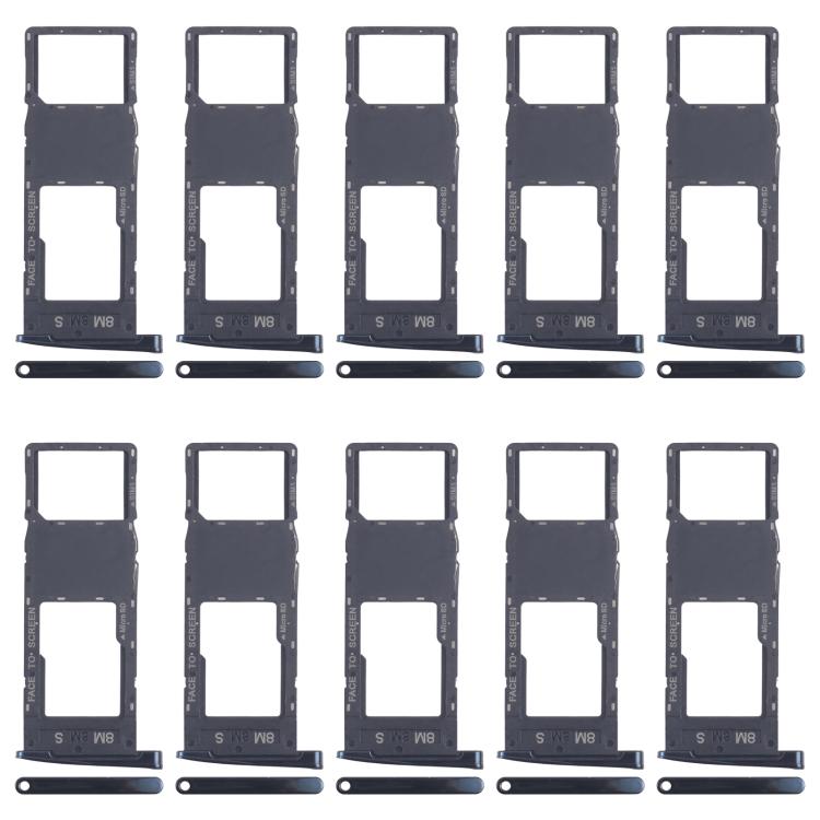 For Motorola Moto G6 Plus 10pcs Original SIM + Micro SD Card Tray, For Motorola Moto G6 Plus