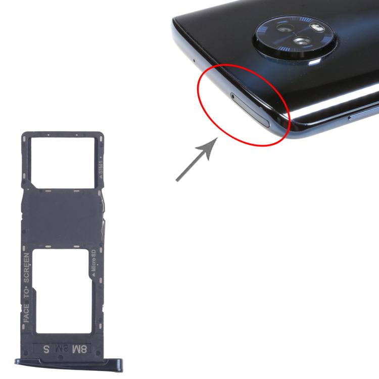 For Motorola Moto G6 Plus 10pcs Original SIM + Micro SD Card Tray, For Motorola Moto G6 Plus