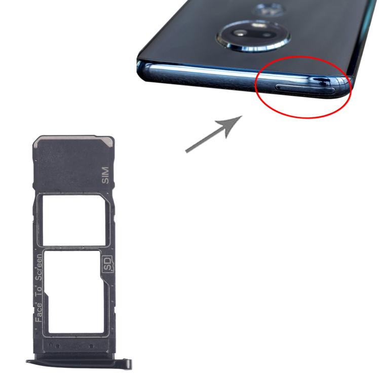For Motorola Moto G7 Plus 10pcs Original SIM + Micro SD Card Tray, For Motorola Moto G7 Plus