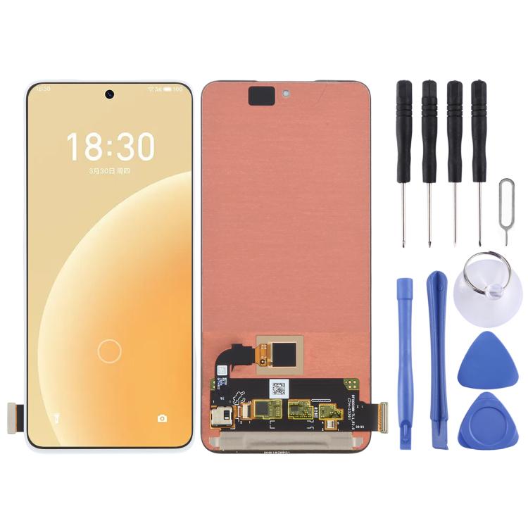For Meizu 20 Original AMOLED Material LCD Screen with Digitizer Full Assembly, For Meizu 20(Original)