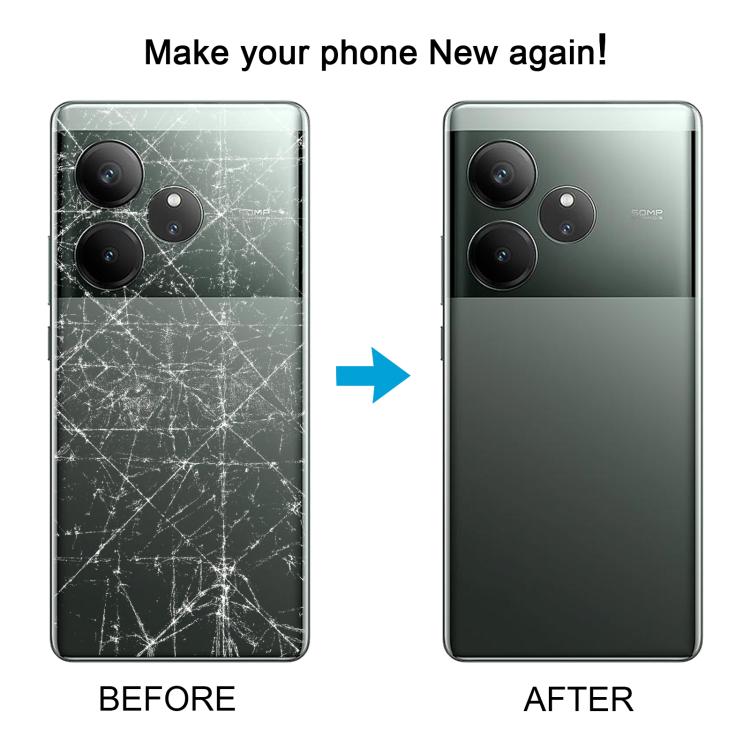 For Realme GT 6T Original Back Cover with Camera Lens Cover, For Realme GT 6T(Original)