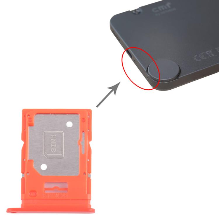 For Nothing Phone CMF SIM Card Tray + SIM / Micro SD Card Tray, For Nothing Phone CMF Phone 1, For Nothing Phone CMF Phone 1 (Green)