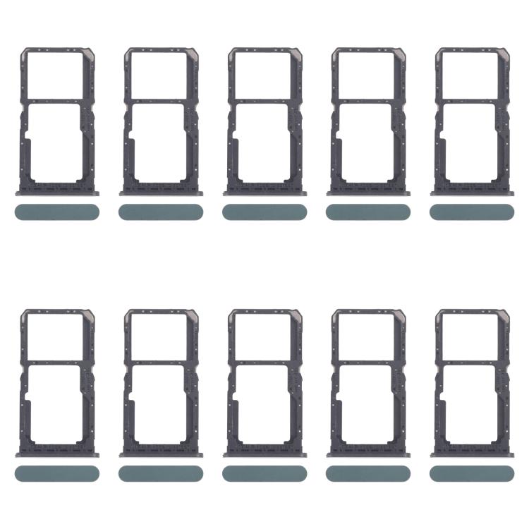 For OPPO A80 5G CPH2639 10pcs Original SIM Card Tray + SIM Card Tray / Micro SD Card Tray, For OPPO A80 5G(Original), For OPPO A80 5G (Original)
