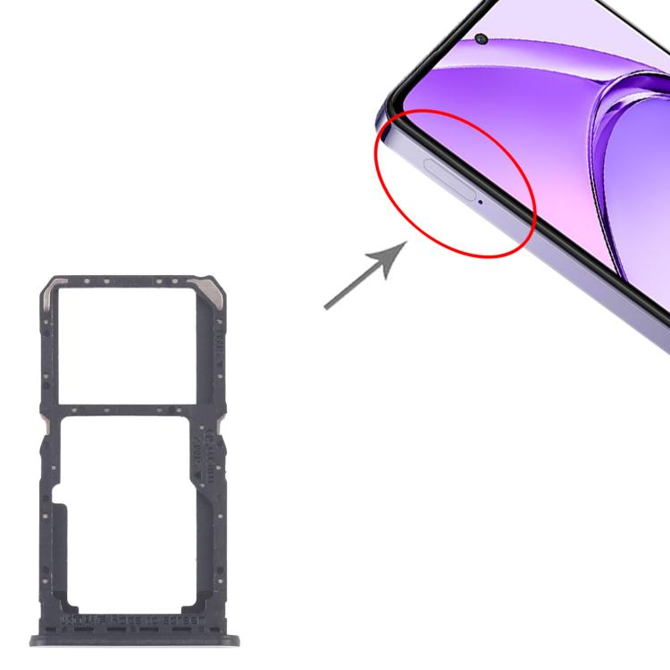 For OPPO A80 5G CPH2639 10pcs Original SIM Card Tray + SIM Card Tray / Micro SD Card Tray, For OPPO A80 5G(Original), For OPPO A80 5G (Original)