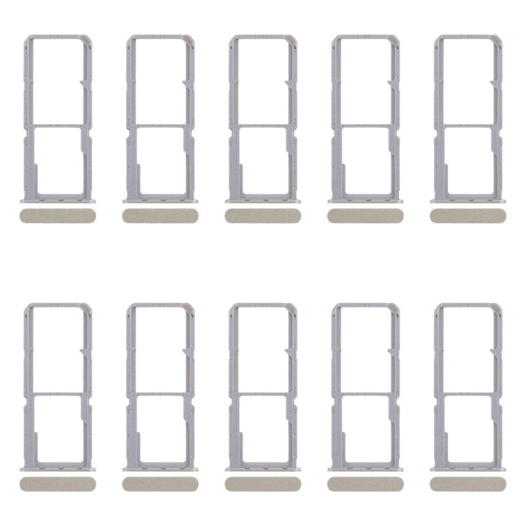 For OPPO Reno7 4G CPH2363 10pcs Original SIM Card Tray + SIM Card Tray + Micro SD Card Tray, For OPPO Reno7 4G (Original)