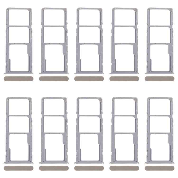 For Realme C53 India RMX3762 10pcs Original SIM Card Tray + SIM Card Tray + Micro SD Card Tray