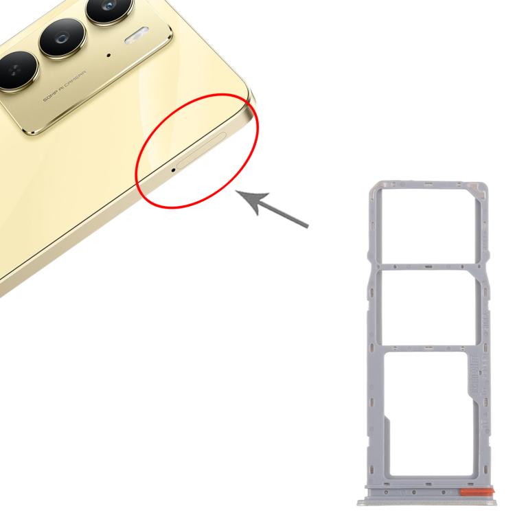 For Realme C75 4G RMX3941 10pcs Original SIM Card Tray + SIM Card Tray + Micro SD Card Tray, For Realme C75 4G(Original)