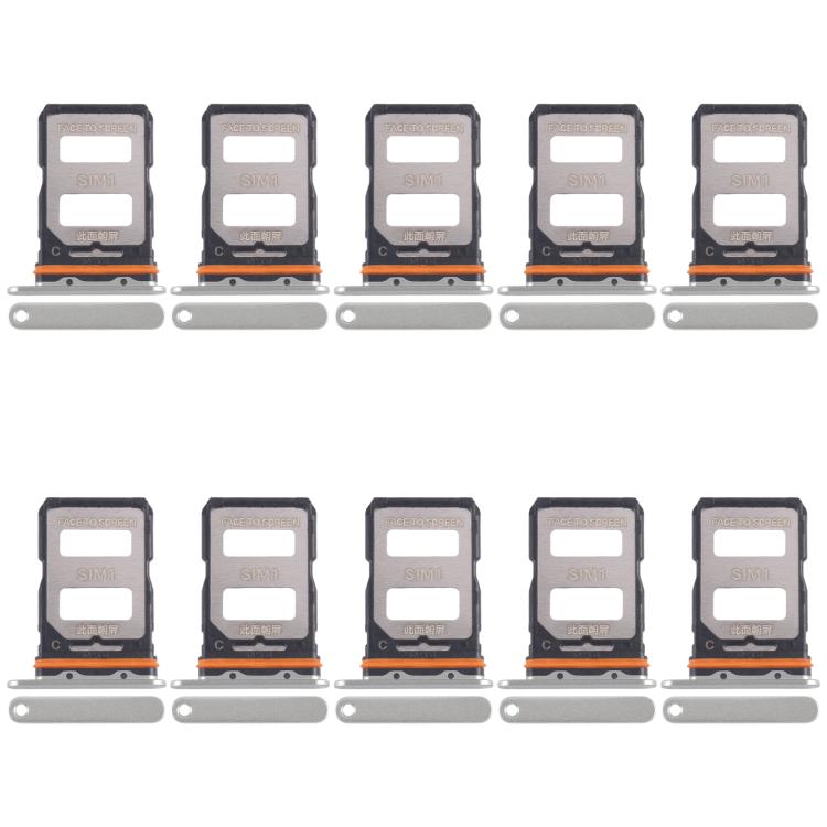 For Xiaomi Civi 4 Pro 10pcs SIM Card Tray + SIM Card Tray