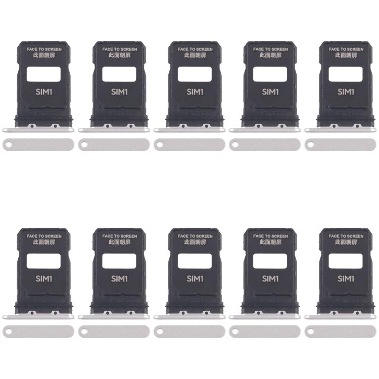 For Xiaomi 15 Pro 10pcs SIM Card Tray + SIM Card Tray