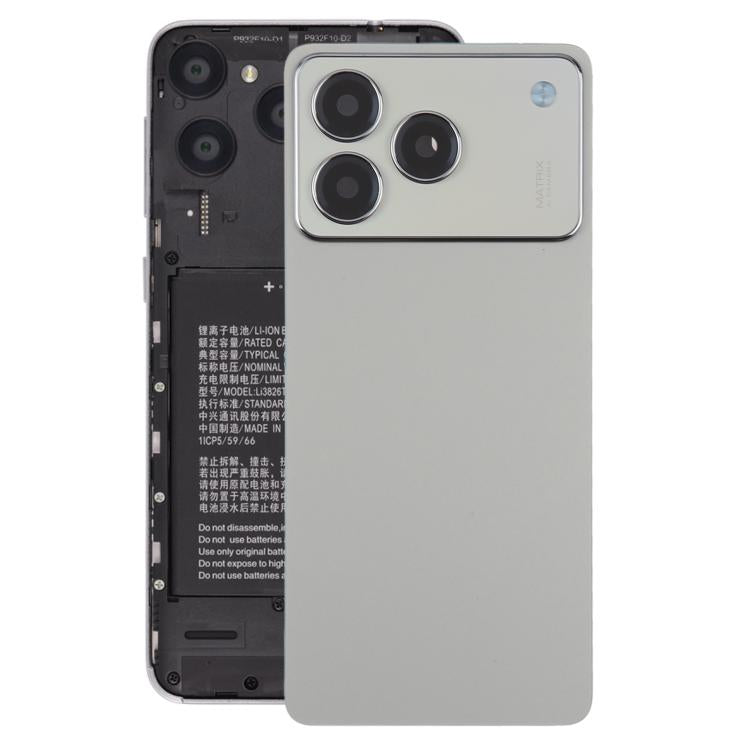 For ZTE Blade A76 4G Plastic Back Cover with Camera Lens Cover, For ZTE Blade A76 4G