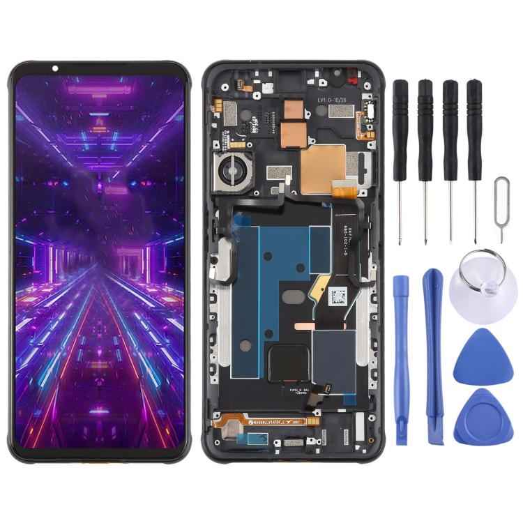 For ZTE nubia RedMagic 7 NX679J Original LCD Screen Digitizer Full Assembly with Frame