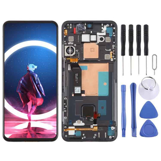 For ZTE nubia RedMagic 7 Pro NX709J Original LCD Screen Digitizer Full Assembly with Frame
