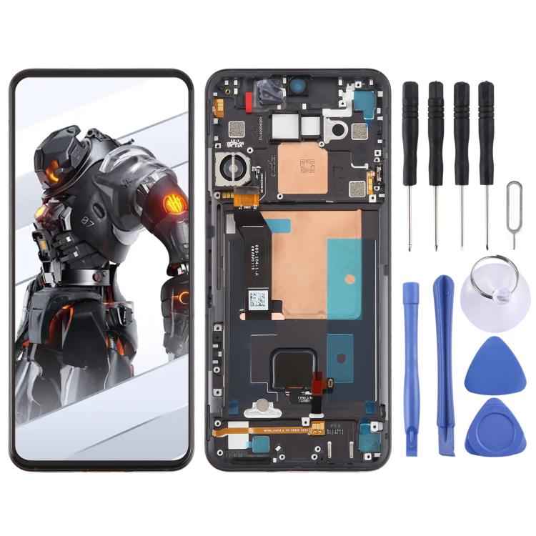For ZTE nubia RedMagic 7S Pro NX709S Original LCD Screen Digitizer Full Assembly with Frame