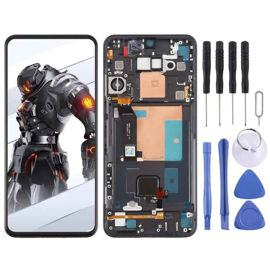 For ZTE nubia RedMagic 7S Pro NX709S Original LCD Screen Digitizer Full Assembly with Frame