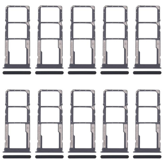 For Xiaomi Redmi 14C 5G 10pcs SIM Card Tray + SIM Card Tray + Micro SD Card Tray