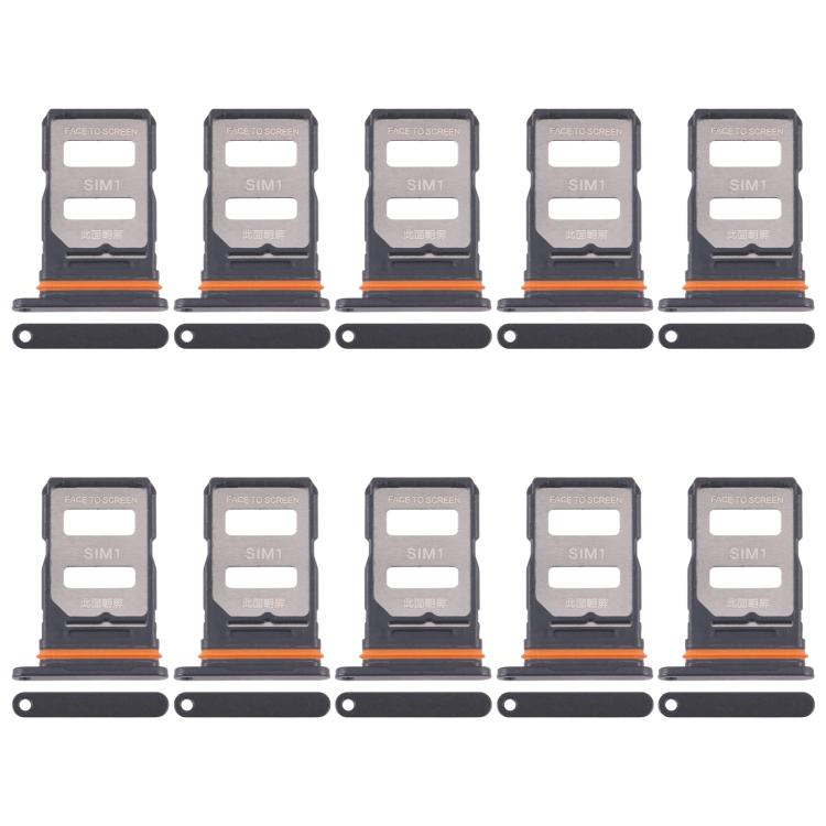 For Xiaomi Poco X7 Pro 10pcs SIM Card Tray + SIM Card Tray, For Xiaomi Poco X7 Pro