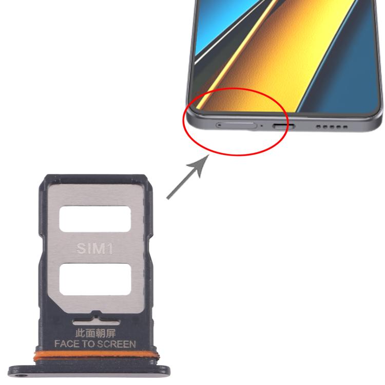 For Xiaomi Poco X6 10pcs SIM Card Tray + SIM Card Tray