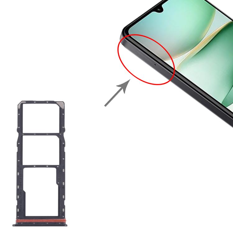 For Xiaomi Redmi A5 4G 10pcs SIM Card Tray + SIM Card Tray + Micro SD Card Tray