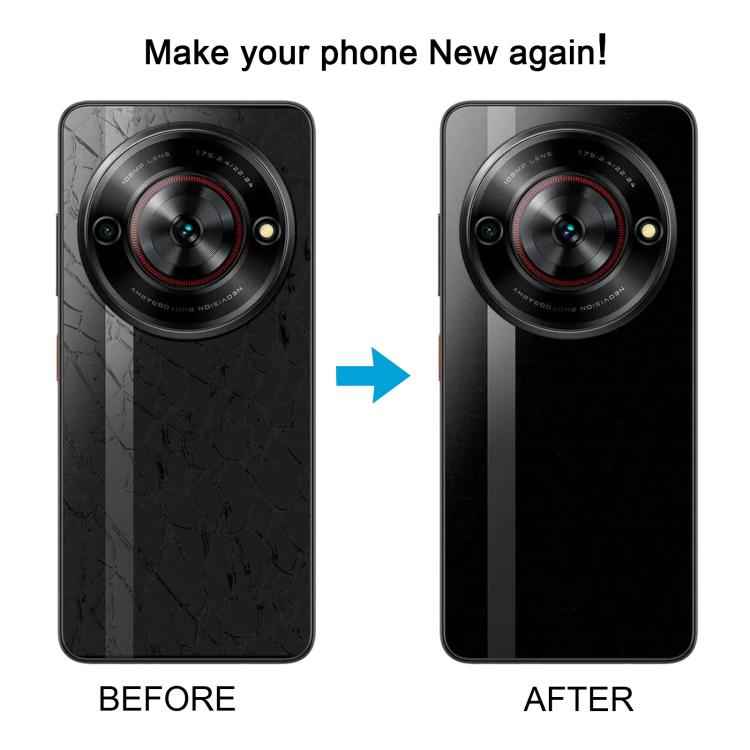 For ZTE nubia Focus 4G Glass Battery Back Cover with Camera Lens Cover, For ZTE nubia Focus 4G