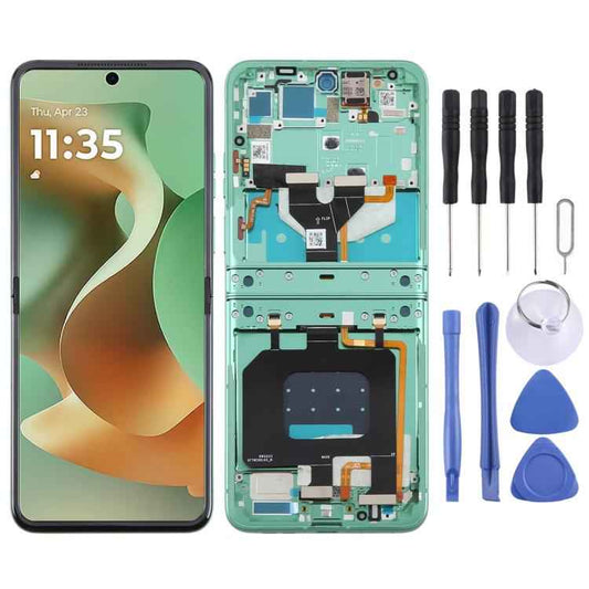 For Motorola Razr 60 Original LCD Screen Digitizer Full Assembly with Frame, For Motorola Razr 60(Original)