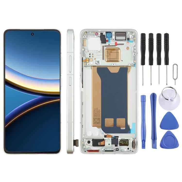 For Xiaomi Poco F7 Pro Original LCD Screen Digitizer Full Assembly with Frame, For Xiaomi Poco F7 Pro(Original)