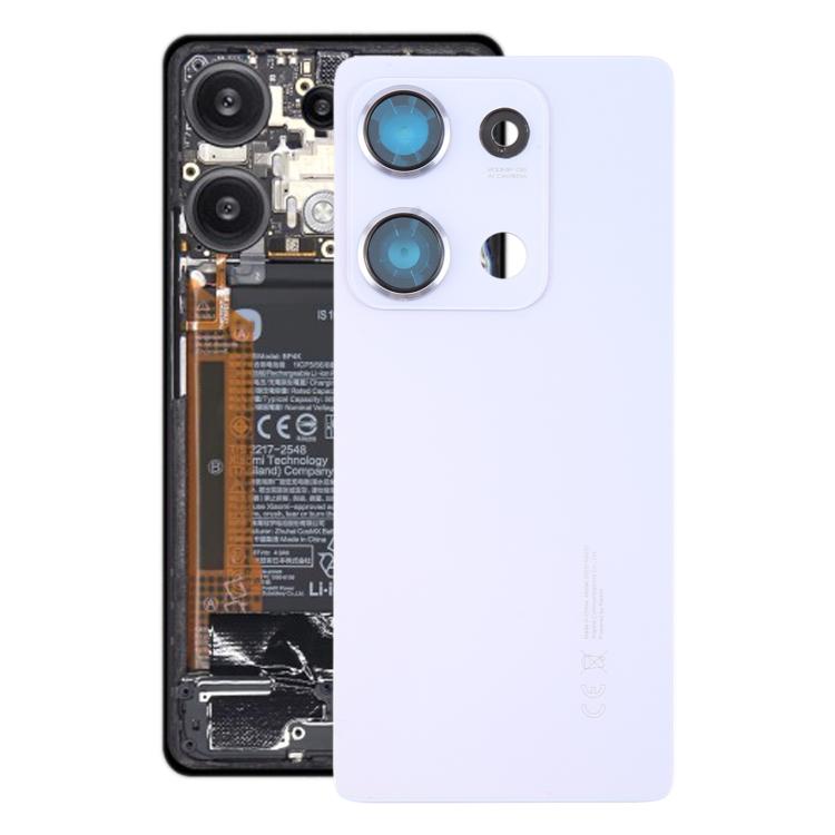 For Xiaomi Redmi Note 14S Original Battery Back Cover with Camera Lens Frame, For Xiaomi Redmi Note 14S(Original)