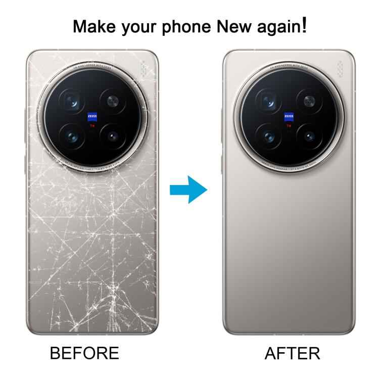 For vivo X200 Pro 5G Battery Back Cover with Camera Lens Frame, For vivo X200 Pro 5G