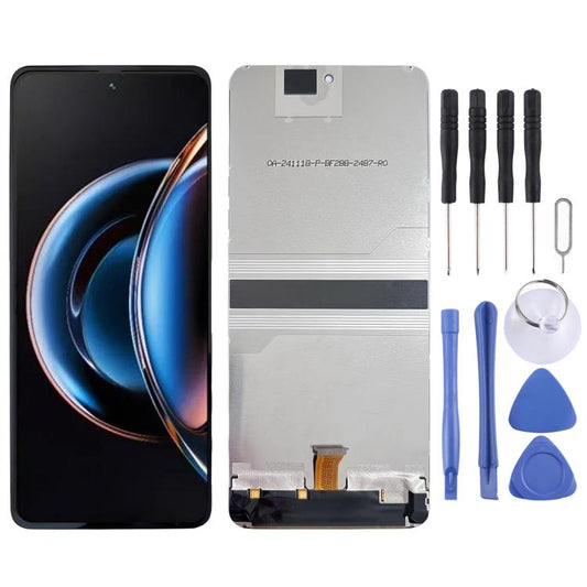 For ZTE nubia Flip3 Original Main LCD Screen Digitizer Full Assembly with Frame