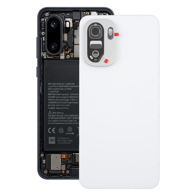 For OnePlus Ace 6 PLQ110 Original Glass Back Cover with Camera Frame / Adhesive, For OnePlus Ace 6(Original)