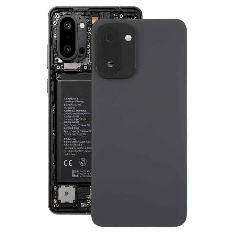 For OnePlus Ace 6T PLR110 Original Glass Back Cover with Camera Frame / Adhesive, For OnePlus Ace 6T(Original)