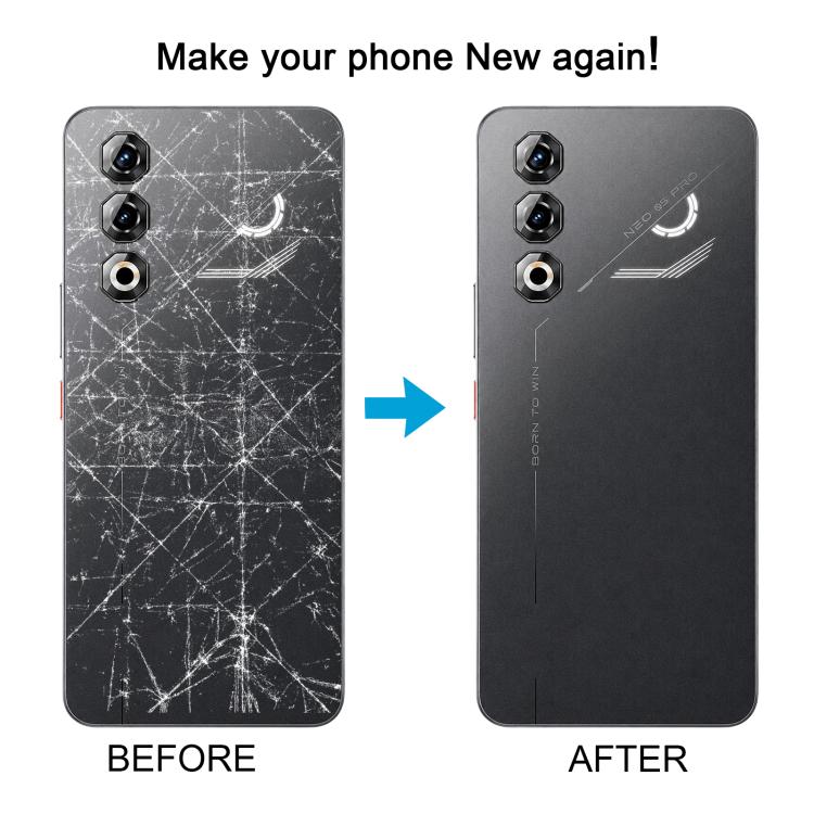 For ZTE nubia Neo 5 Pro Plastic Battery Back Cover with Camera Lens Frame, For ZTE nubia Neo 5 Pro