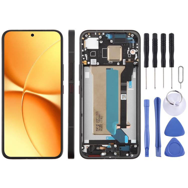 For Redmi Turbo 5 Max Original LCD Screen Digitizer Full Assembly with Frame