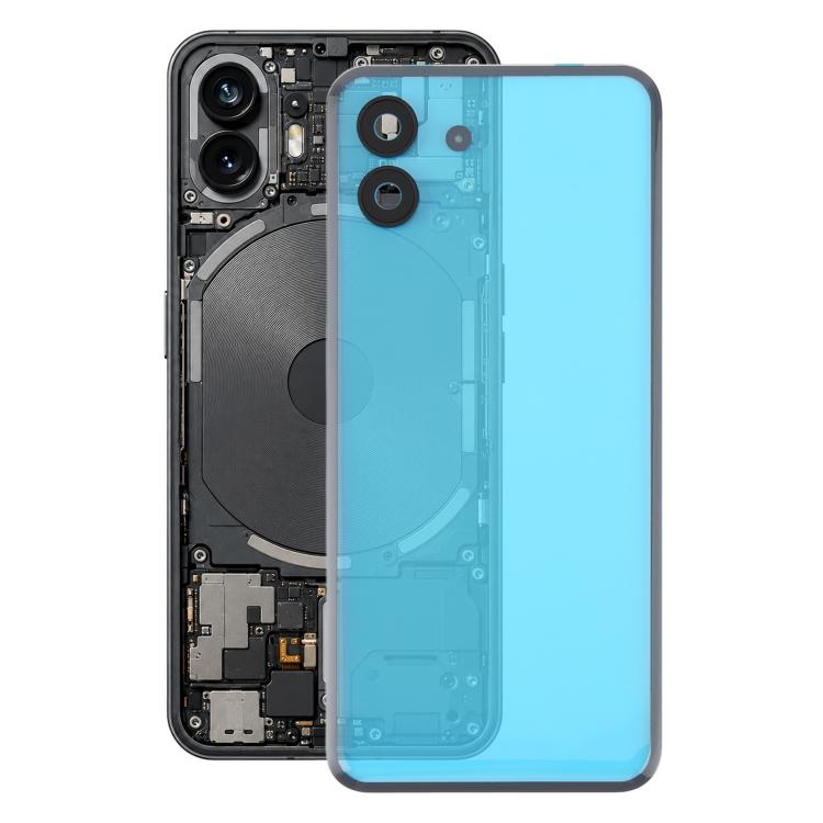 For Nothing Phone 2 A065 Original Glass Battery Back Cover with Camera Lens Frame, For Nothing Phone 2(Original)